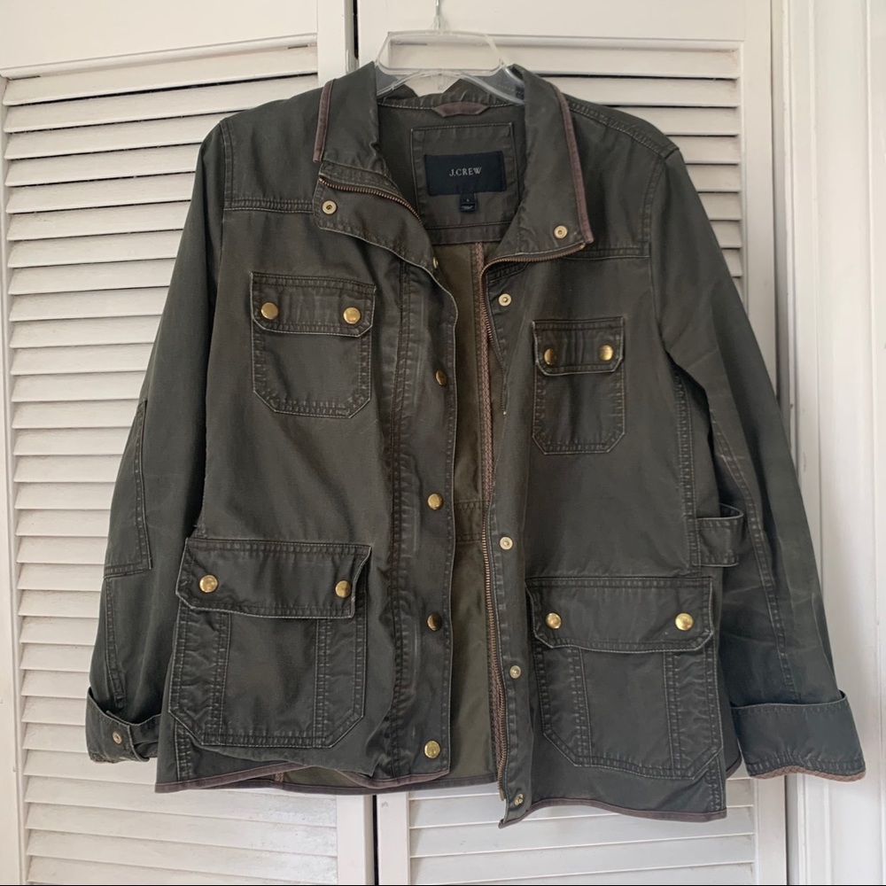 J.Crew green field jacket